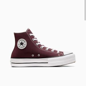 Converse platform brown High-Top Sneakers size mens 7, womens 9